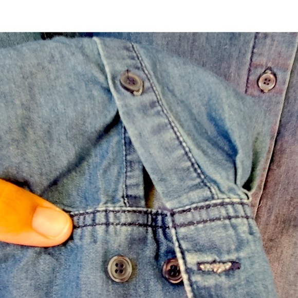 Lane Bryant denim shirt dress size 20 - Picture 4 of 6